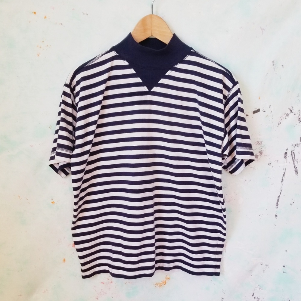 vintage high collar tee